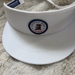 Imperial White Golf Visor
